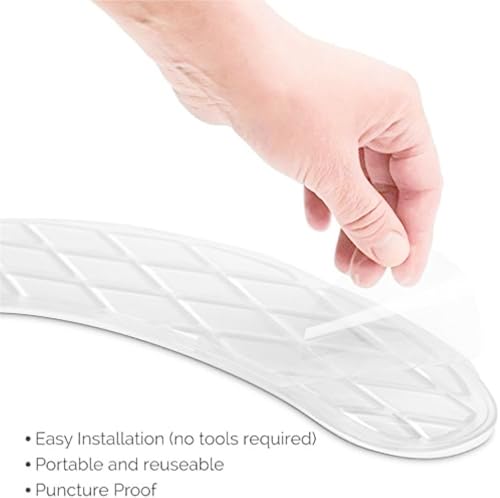 Funda de gel para asiento de inodoro para evitar superficies frías y duras 8