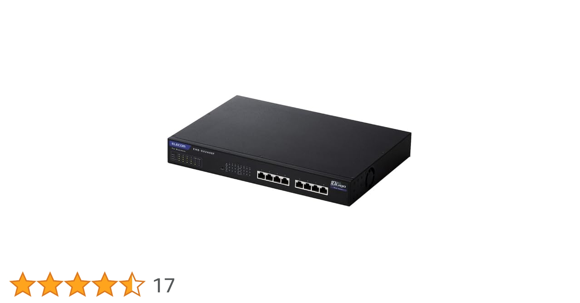 EHB-SX2A08F 8ポート10Gスイッチングハブ EHB-SX2A08F スイッチングハブ 8ポート マルチギガビット 10Gbps