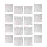 Housoutil Papel de Aluminio para Envolver Regalos de Fiesta 300 Unidades de 10X10 CM Color Plateado Diseño de Cuadros Finos Papel de Embalaje Alimentario para Té y Dulces Adecuado para