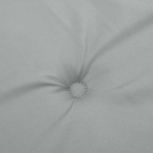 Coussin pour banc de jardin en tissu polyester de qualité supérieure lot de 2 gris