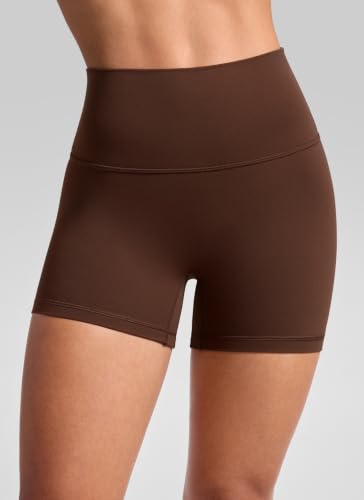 Image of CRZ YOGA No Front Seam Biker Shorts 4 inch | Butterluxe, Extremely Soft, Gentle Compression, Yoga, High Waisted, for Women