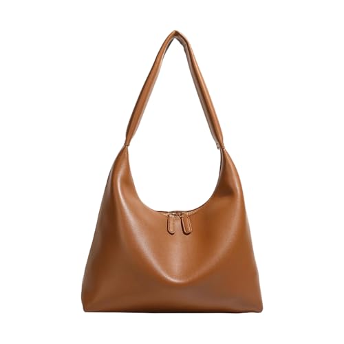 Sac à bandoulière pour femmes en cuir synthétique chic avec fermeture éclair