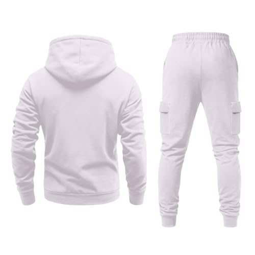 Men Sweatsuits Sets 2 Piece Athletic Casual Fleece Sweat Suits with Pockets - image 4