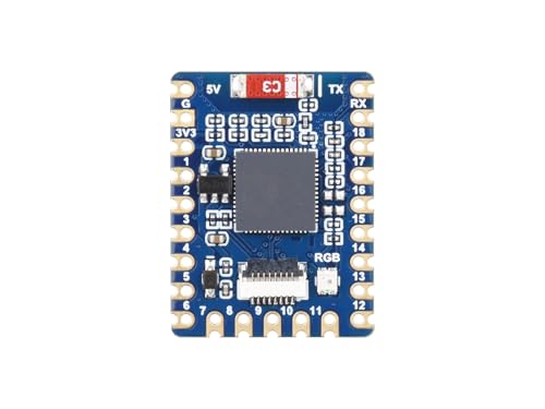 Adopts ESP32-S3FH4R2/ESP32-S3-PICO-1-N8R8 chip with Xtensa 32-bit LX7 dual-core processor, up to 240MHz main frequency