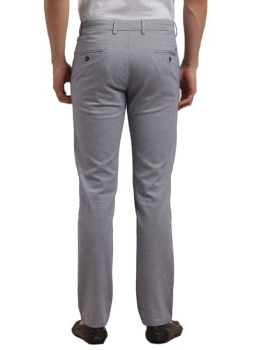 Pantalon décontracté de qualité supérieure Turtle en coton stretch gris fin - 2