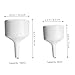 PRETYZOOM Scientific Laboratory Filling Funnels Set 100ml 60ml White Buchner Liquid Filter Funnels for Lab and Industrial Use