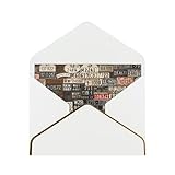 Espace intérieur vierge généreux : offre un grand espace à l'intérieur pour vos messages personnels, tout en incluant une enveloppe assortie pour une présentation complète, prête à offrir.