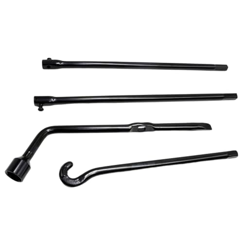 Kit de clé à molette pour cric de roue de secours T6 avec outils de pneu haute résistance T8
