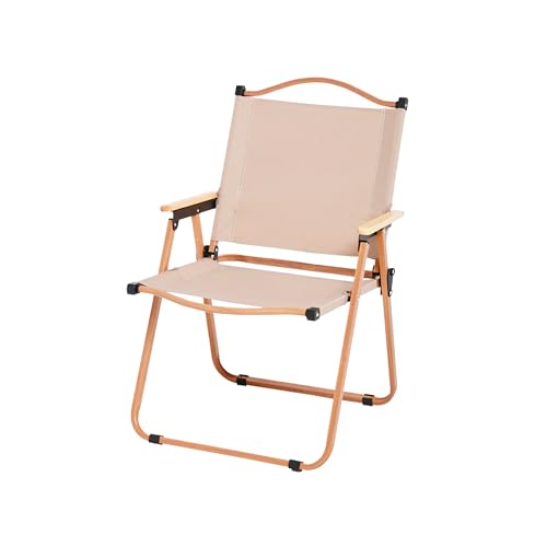 Sedia Da Campeggio Pieghevole in Alluminio - Per Picnic, Spiaggia, Glamping, Giardino, Barbecue, Viaggio, Escursionismo, Fiume (75x45x47cm)