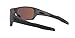 Oakley Men's OO9307 Turbine Rotor Rectangular Sunglasses, Steel/Prizm Deep Water Polarized, 32 mm