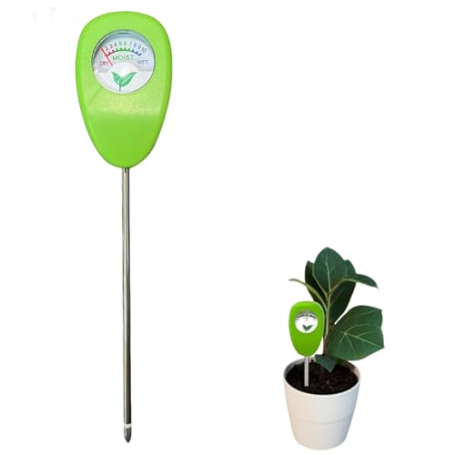Boden Feuchtigkeitsmesser für Pflanzen, Portables & Genaues Bodenprüfgerät ohne Batterien - Für Garten, Rasen und Landwirtschaft, Benutzerfreundlich & Umweltfreundlich