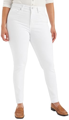 Levi's Damen Jeanshose 721 mit Stretch-Anteil, Skinny Fit, Weiß (Western White), W26/L30 – Ansicht 5