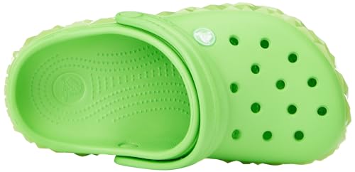 Image of Crocs Crocband Stretch Necklace Clog T 208270, Unisex Slippers for Children and Youth, Geo Glow Band Green Slime, 6 US