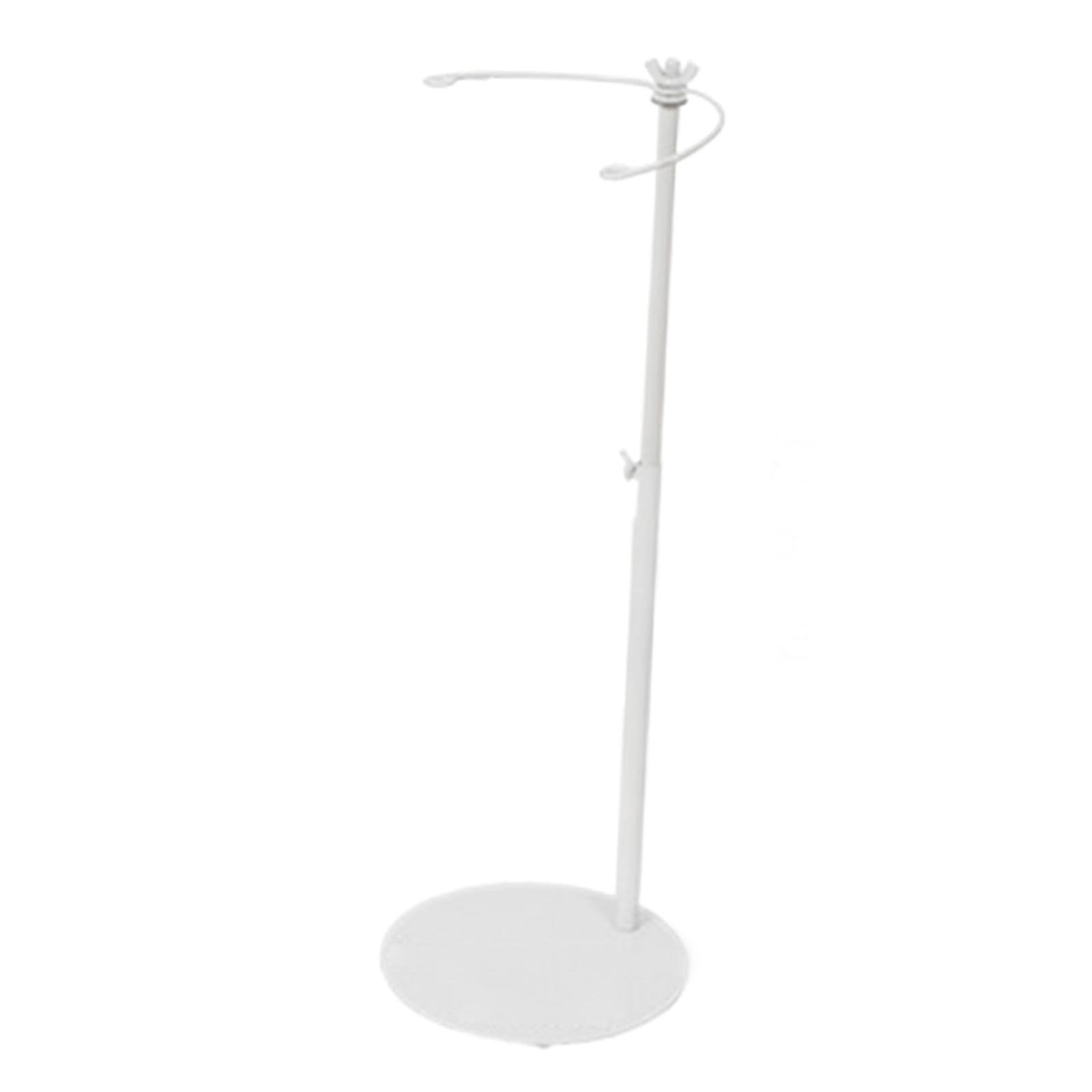 Bouquet Display Ständer Blumenregal Eisen Robuste Fixierung Einstellbare Größe Desktop Halter Wiederverwendbarkeit für Restaurant Wohnzimmer Hochzeit, 32cm bis 60cm, Weiß
