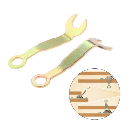 dophee - Llave de ajuste para puertas empotradas pivotantes de 3/8 pulgadas, 2 piezas, llave abierta angular para puertas correderas de clóset, RV y reparación doméstica miniatura 7