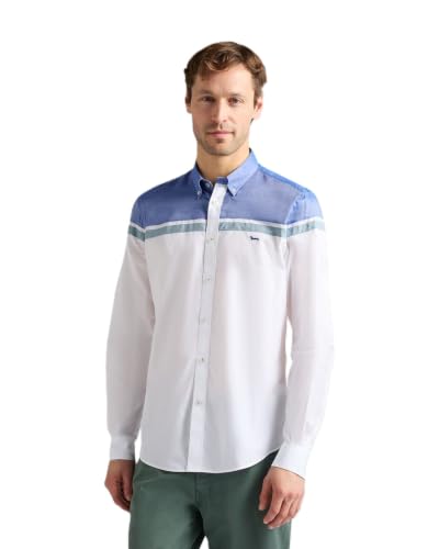 Chemise blanche Harmont&blaine 2XL en coton homme CRQ606006912M