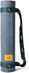 Lolë Prima Marble Yoga Mat with Strap Carrier | Non-Slip Textured 5mm Thick Workout Mat | Ideal for Hot Yoga & Pilates | Lightweight & Sweat Resistant