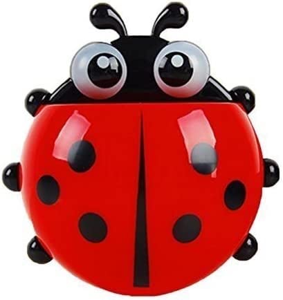 OIDESA Sieve Mesh,Mesh Strainers,Sifters,Scoop Colander,Vegetable Sieve,Drain Basket,leading-star Convenient Bathroom Toothbrush Stuff Ladybug Wall Suction Holder