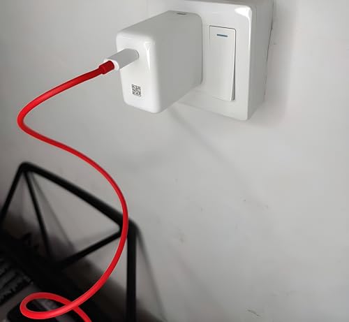 Image of SHOQU Oneplus 65W Original Supervooc /Wrap /Dash Type CToC Charger Set With 3Ft Cable Compatible With Oneplus 12R /12 /11 /11R /10Pro /10R /10T /9R /9Pro /9Rt /8T /7 /6 /5,NordCe4 /Ce3 /Ce2 /Ce 3 Lite /Ce2Lite 5G,White