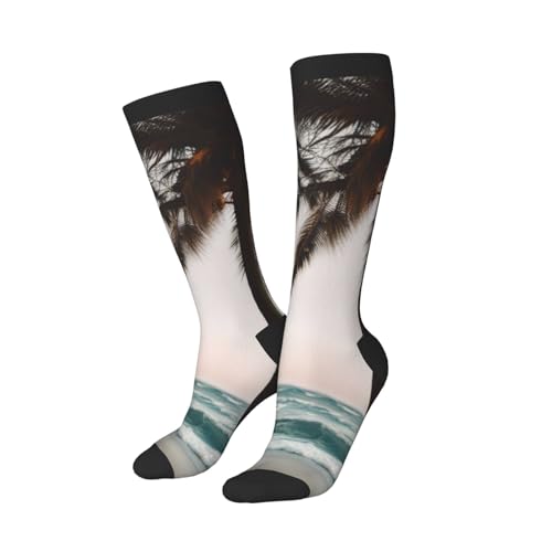 cartoon pigeon 1 print Clash of colours long socks, sports running cycle long socks, comfort long socks2