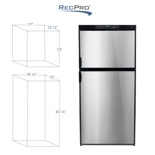 RecPro 6.3 Cu Ft Gas & Electric Fridge