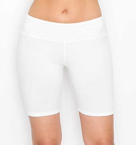 Image of ALWAYS Faux Leather Shorts - High Waist Active Stretch Yoga Short Pants for Women