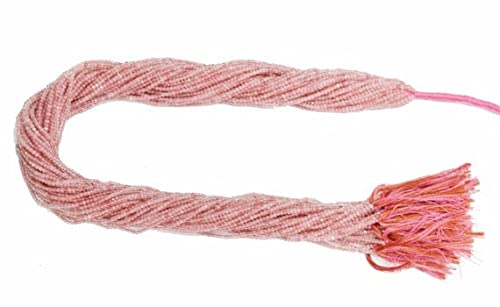 Quartz fraise naturel en perles facettées de 2.5 mm pour infuser de la douceur dans vos bijoux