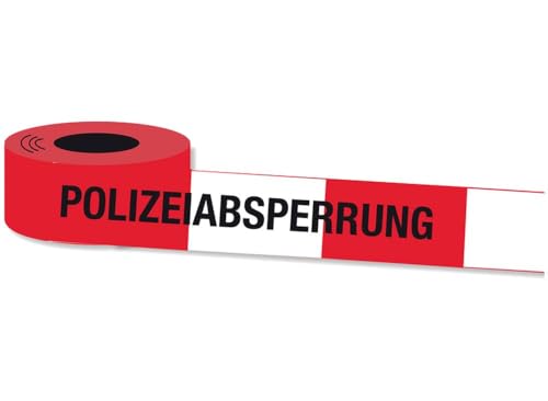 10 Meter Absperrband * POLIZEI * für Kindergeburtstag und Motto-Party // Absperrung Deko Dekoration