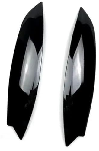Phares voiture couverture paupières Golf 5 Mk5 sourcil phare noir carbone