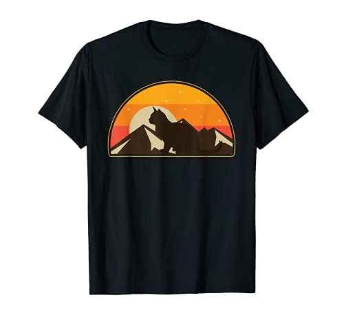 Retro Cat T-Shirt, Black