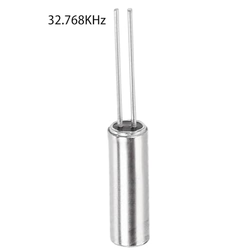 ZZHXSM 30PCS Quartz Crystal Oscillator Resonator 32.768KHz Replacement Part 2x6mm Passive Clock Plug in for TV DVD MP3 MP4 Players and Car Electronics - Thumbnail 2