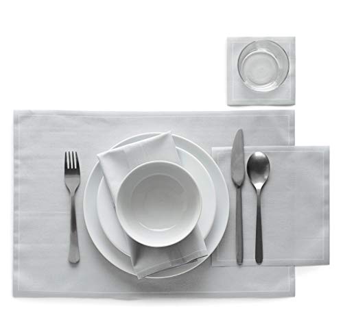 Servilletas de algodón MY DRAP, pack 25 gris perla miniatura 2