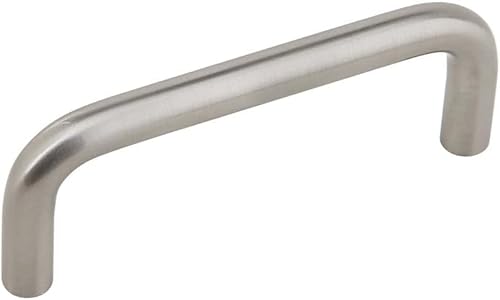 Solid Wire Cabinet Pulls 3" C/C Satin Nickel (3-pack) by Silverline