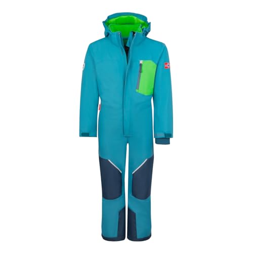 Trollkids Kids Isfjord Snowsuit XT 128, dark marine