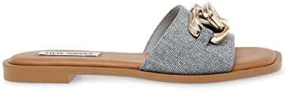 Steve Madden Women's Gene Sandal, Denim, 7 | Image 5