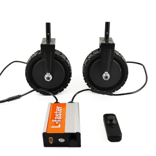 DIY 36V 700W 6.5 Inch Solid Tire Camping Cart Dual