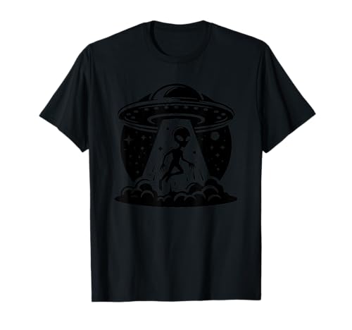 UFO - Abduction Concept - Alien Flying Saucer - I Believe T-Shirt