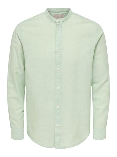 Only & Sons Male Hemd ONSCAIDEN Leinen Hemd 1