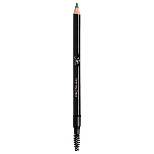 Eye Embrace Warm Betty Classic: Light Gray Wooden Eyebrow Pencil – Waterproof, Double-Ended Pencil With Sharpener & Spoolie Brush, Cruelty-Free #TOP4