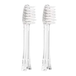 IONPA [DM - Clear] Replacement Brush Head, 2pcs/Pack, Made in Japan IONIC KISS You, hyG