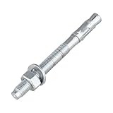 SCREW REBEL Bolzenanker M12x250mm – 25 Stück - Schwerlastanker für ungerissenen Beton – ETA-Zulassung Option 7 - SW19 - Keilanker Ankerbolzen Schwerlastdübel Industriequalität verzinkt
