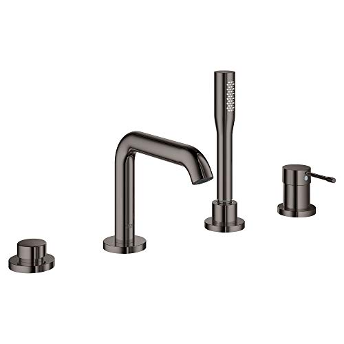 ❤ Crazy Deals GROHE 19578A0A Essence Four-Hole Bathtub Faucet with Handshower, Hard Graphite ❤ Crazy Deals GROHE 19578A0A Essence Four-Hole Bathtub Faucet with Handshower, Hard Graphite