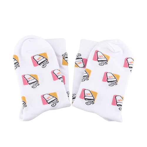 TSOTMO Donut Coffee Gift Coffee Donut Lover Socks Iced coffee Gift for Men Women (D Coffee Socks)3