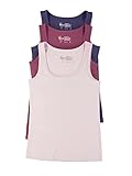 Felina Stretch Layering Womens Tank Top - Seamless Cotton Tank Top for Women, Workout Top (3-Pack)