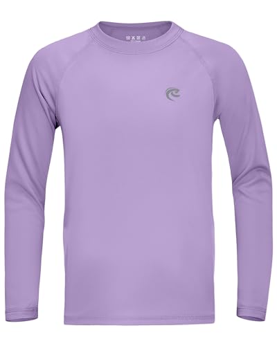 Image of Boys UPF 50+ Swim Shirt Long Sleeve, 1 or 2 Pack Rash Guard Tops