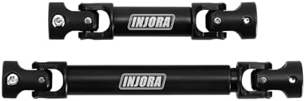 INJORA 23g Hardened Steel Drive Shafts for 1/18 RC Crawler TRX4M High Trail K10 F150 Upgrade