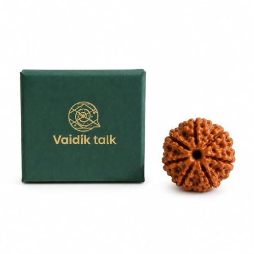Image of Natural Seven Face Rudraksha Bead for Puja, Japa, Meditation & Spiritual Practices | Authentic Rudraksh for Men & Women (7 Mukhi Rudraksha)
