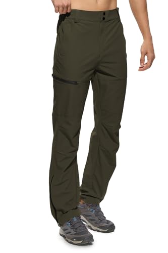 Mens Cargo Hiking Fishing Hunting Outdoor Construction Work Pants Stretch Lightweight Waterproof Pants