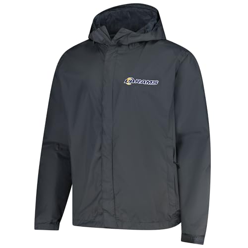 Image of Dunbrooke Men's NFL Tropic Waterproof Packable Full-Zip Hoodie Jacket