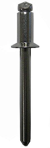 Stainless Blind Rivet with Stainless Mandrel, COUNTERSUNK Head, 3/32 Diameter X .126-.250 Grip Range, (Pack of 100)